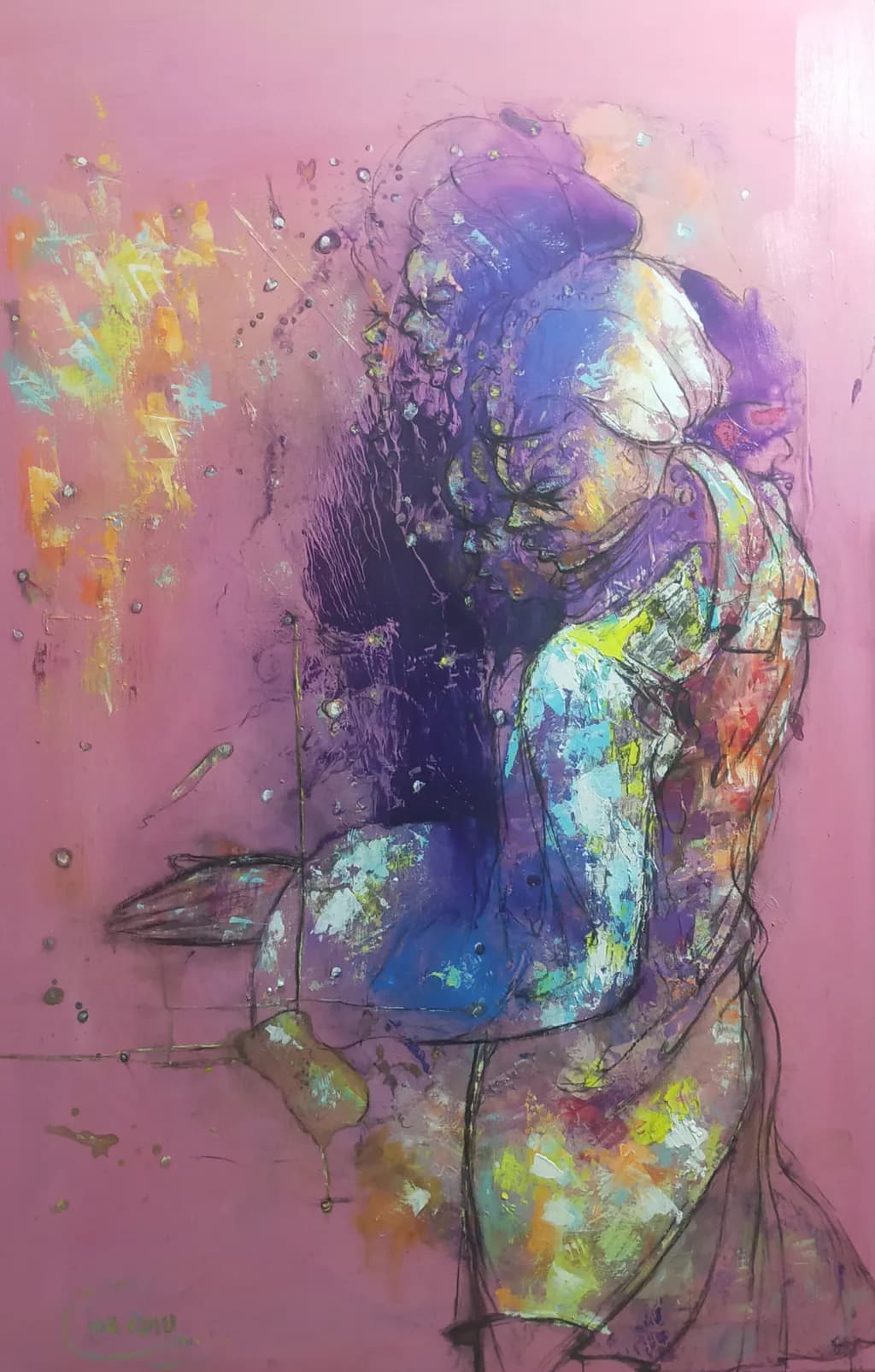 Whispers of Color: A Journey Through Emotion and Form