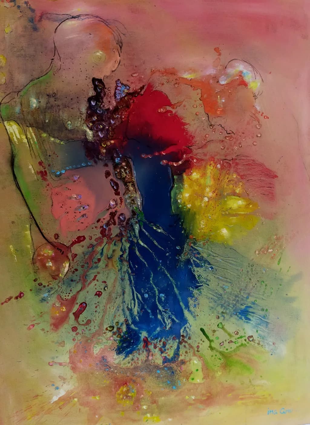 Vibrant Whispers: A Dance of Color and Emotion