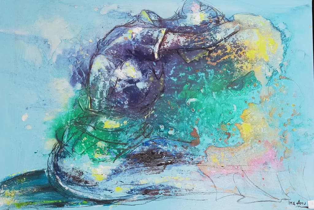 Embrace of Colors: A Journey Through Emotion and Form
