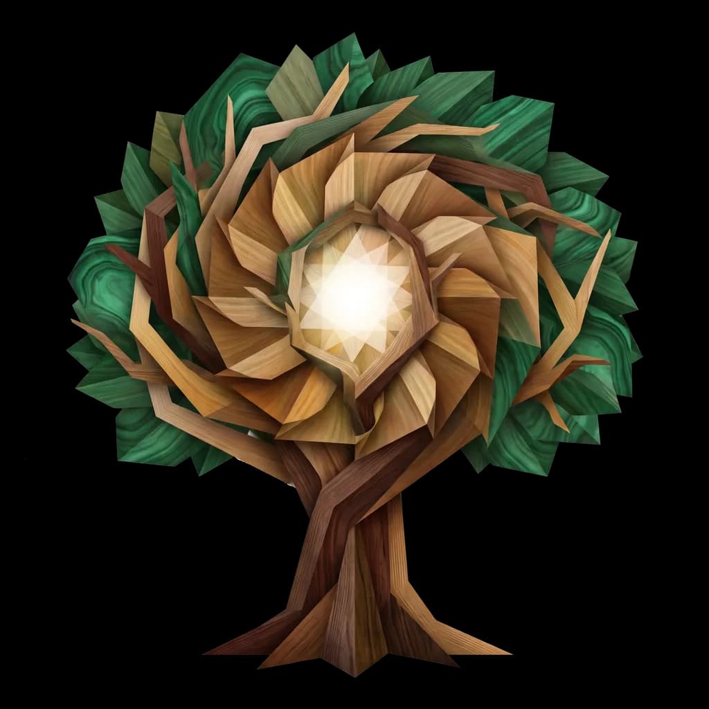 Spiral Tree Wood