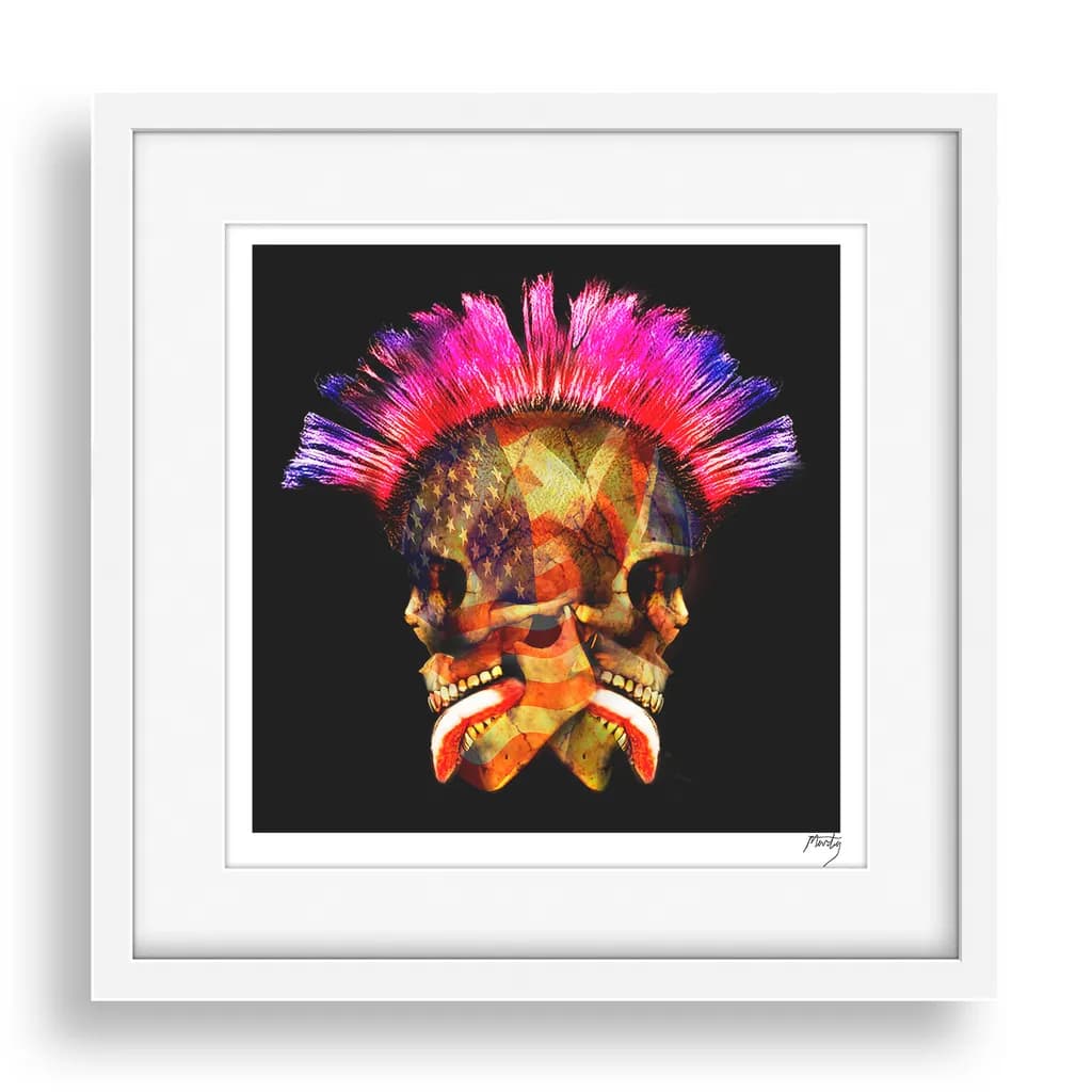 Skull Mohawk Contrast