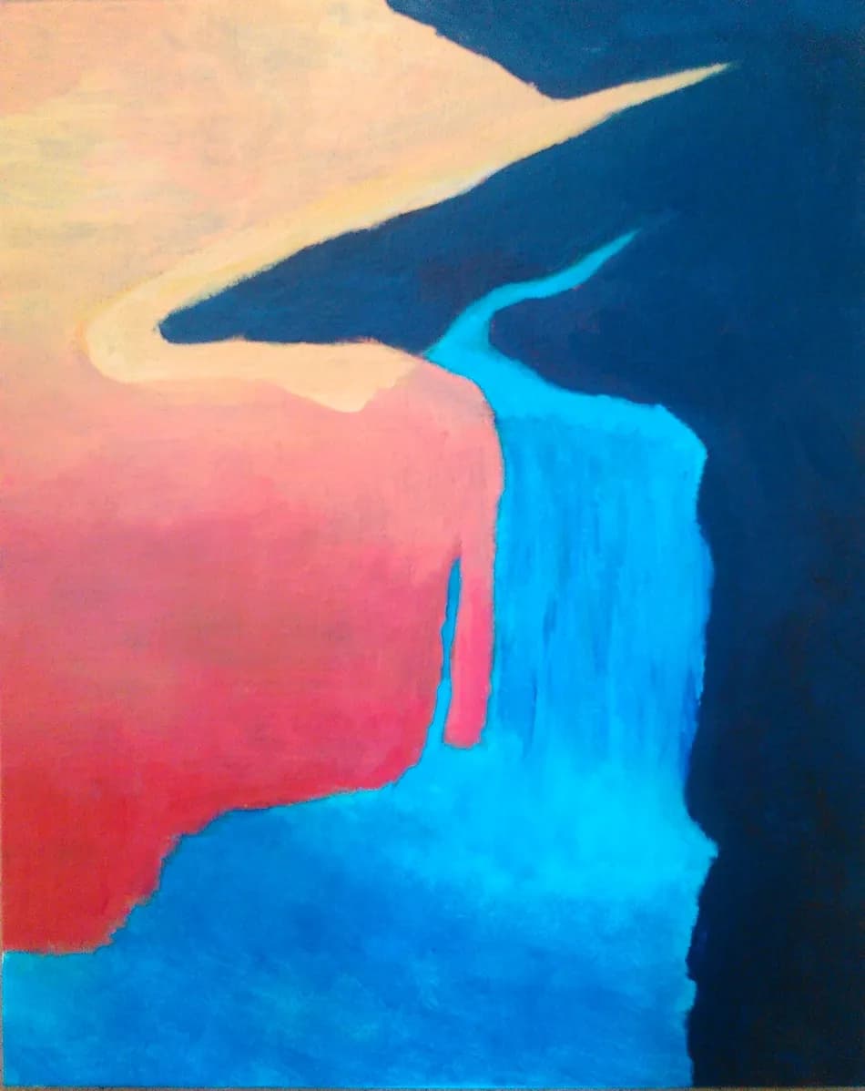Whispers of Water: A Journey Through Color and Form