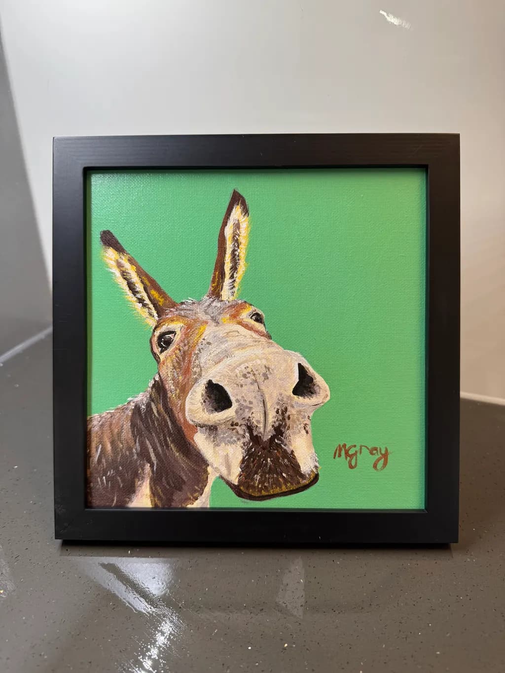 Curious Donkey Portrait