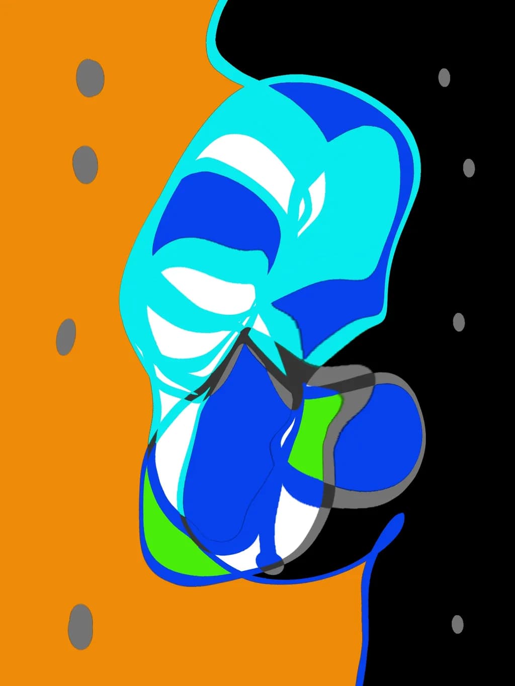 Bent Blue Puzzle