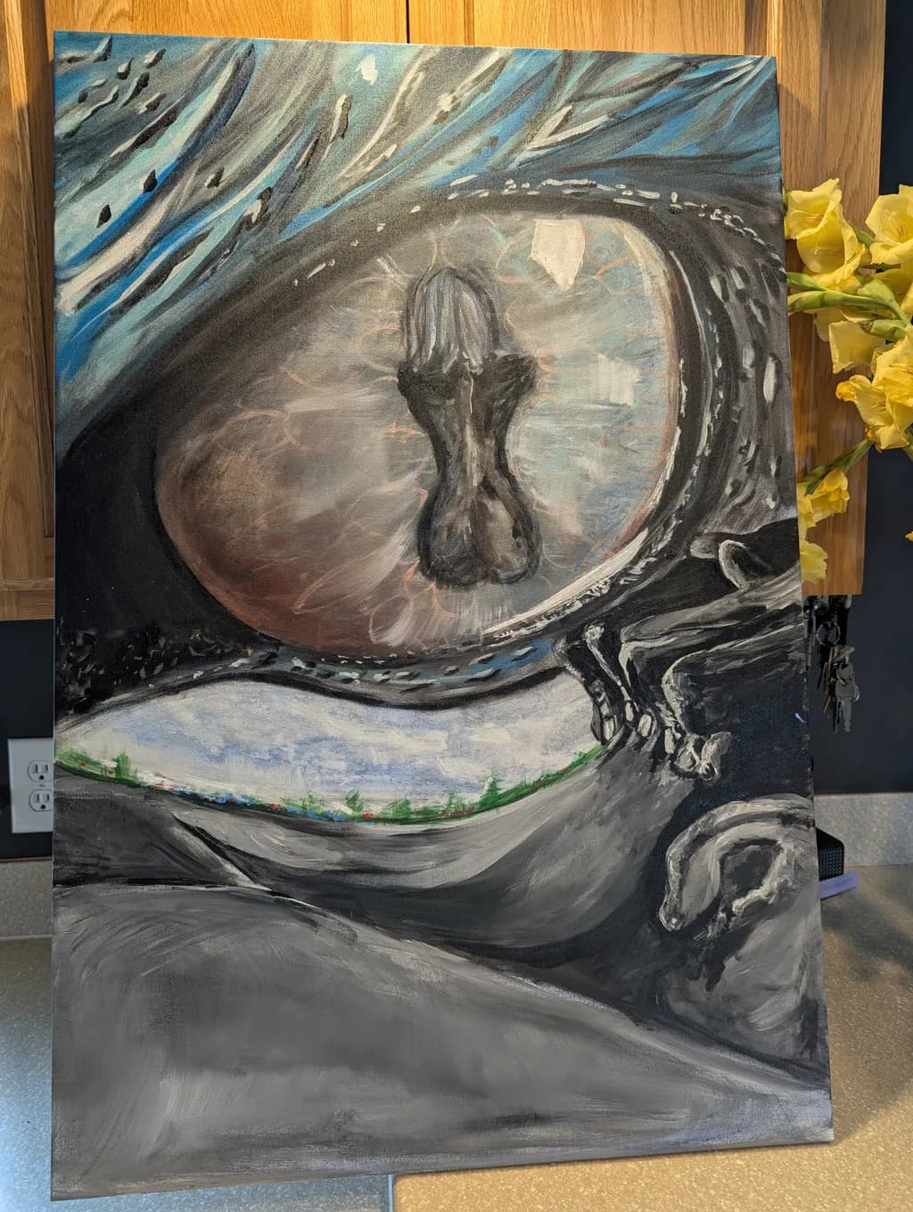 Reflections of Depth: A Surreal Journey Through Water and Form