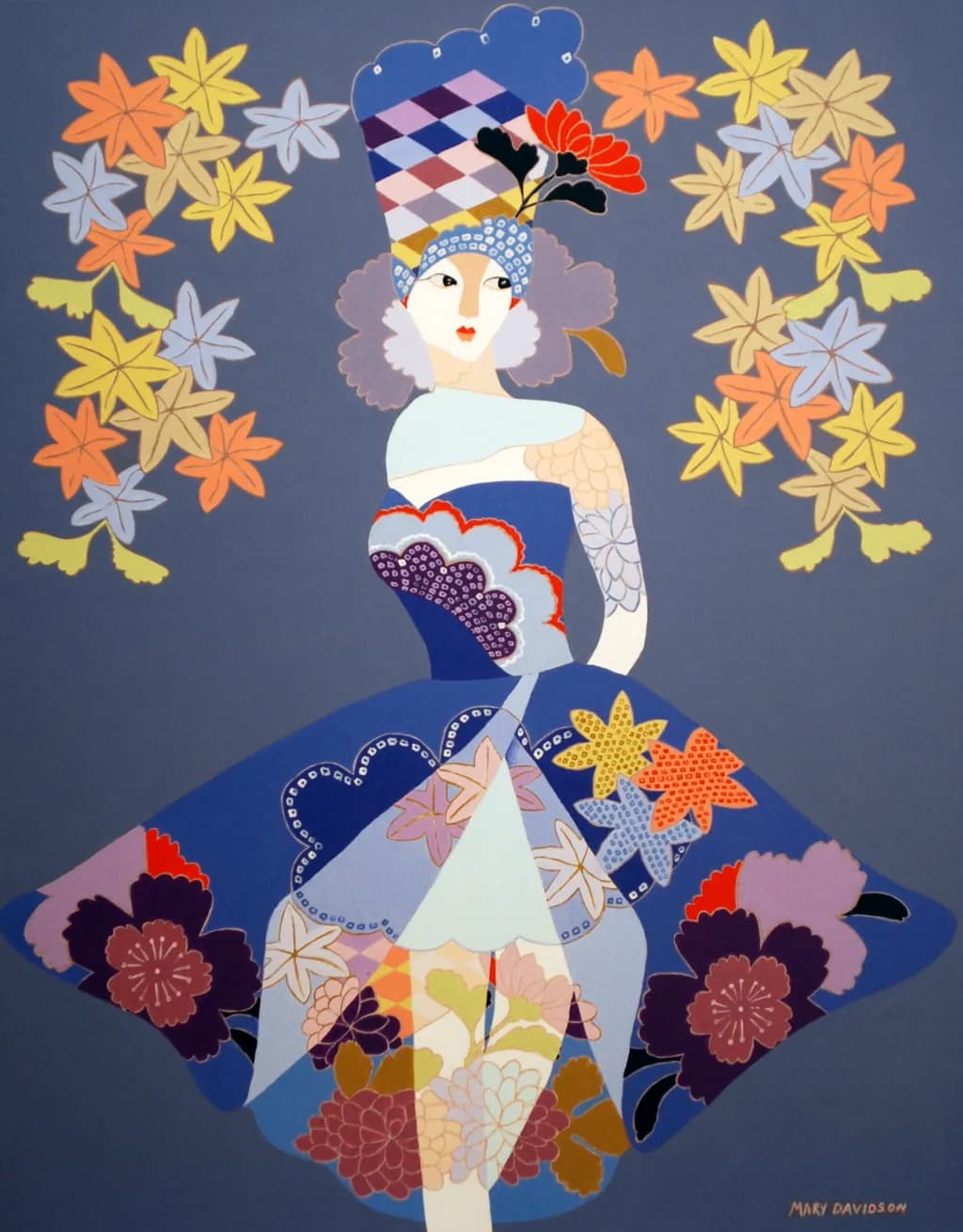 Whimsical Elegance: A Colorful Dance of Floral Fashion