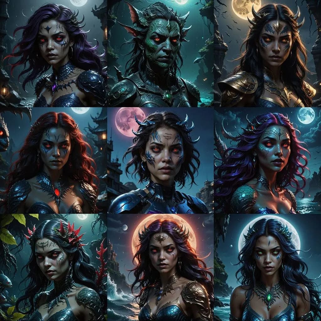 Ethereal Warriors: A Haunting Journey Through Mythical Realms