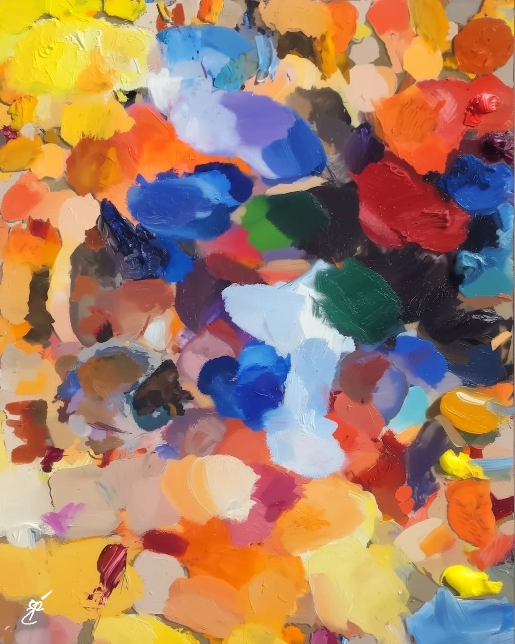 Vibrant Expressions: A Colorful Journey Through Abstract Textures