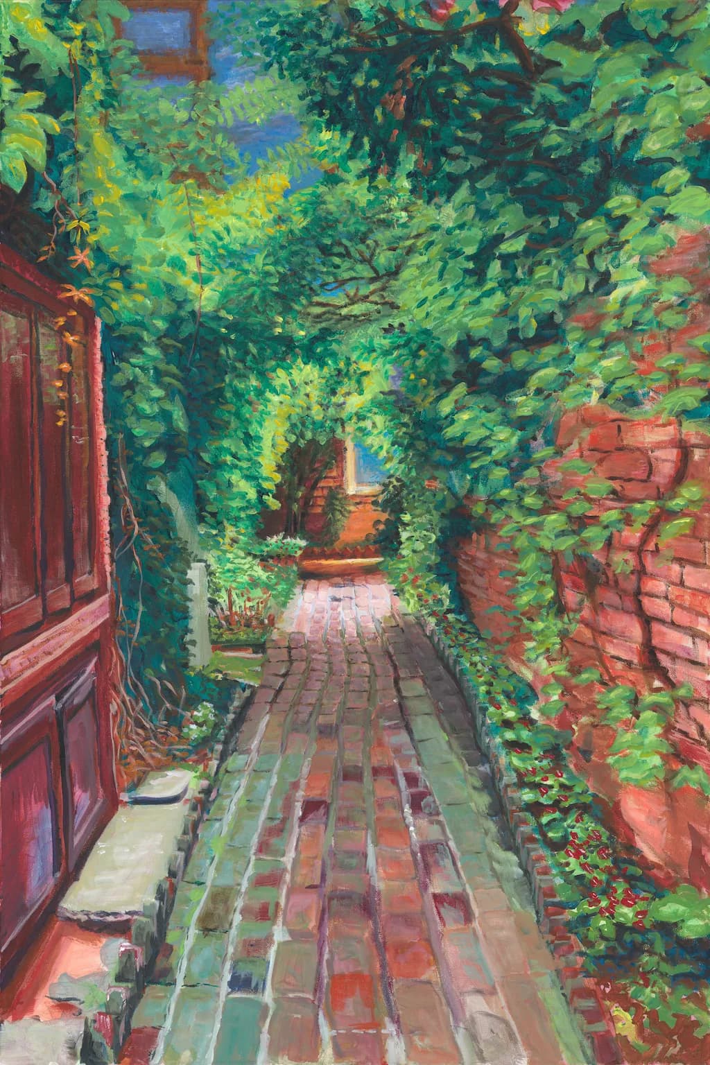 Whispers of Green: A Serene Pathway Through Nature's Embrace