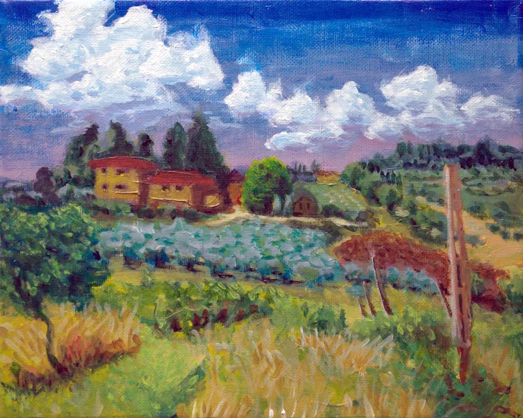 Whispers of Tuscany: A Serene Landscape of Rolling Hills and Rustic Charm