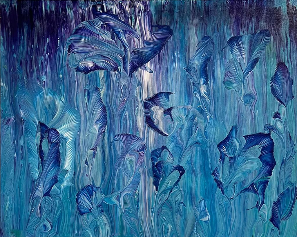 Blossom Dance in Blue