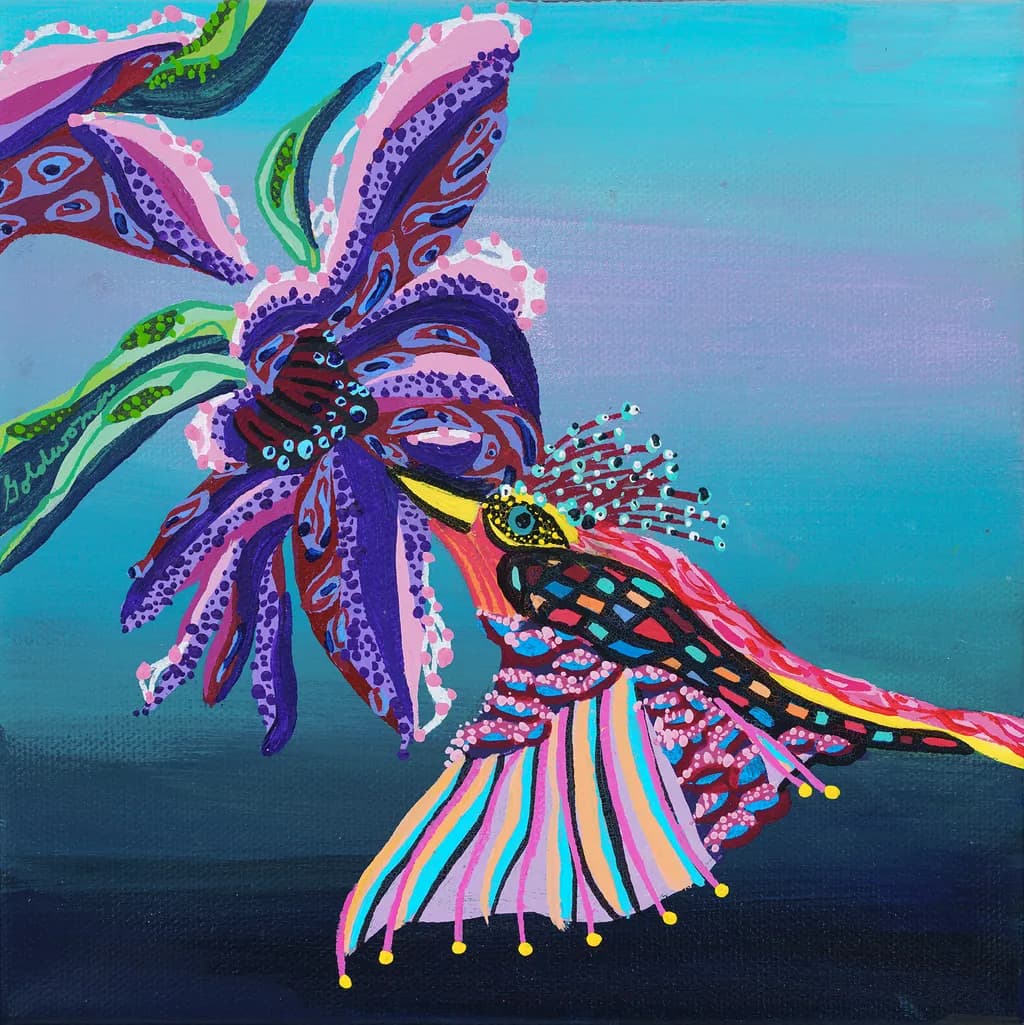 Bird and Flower