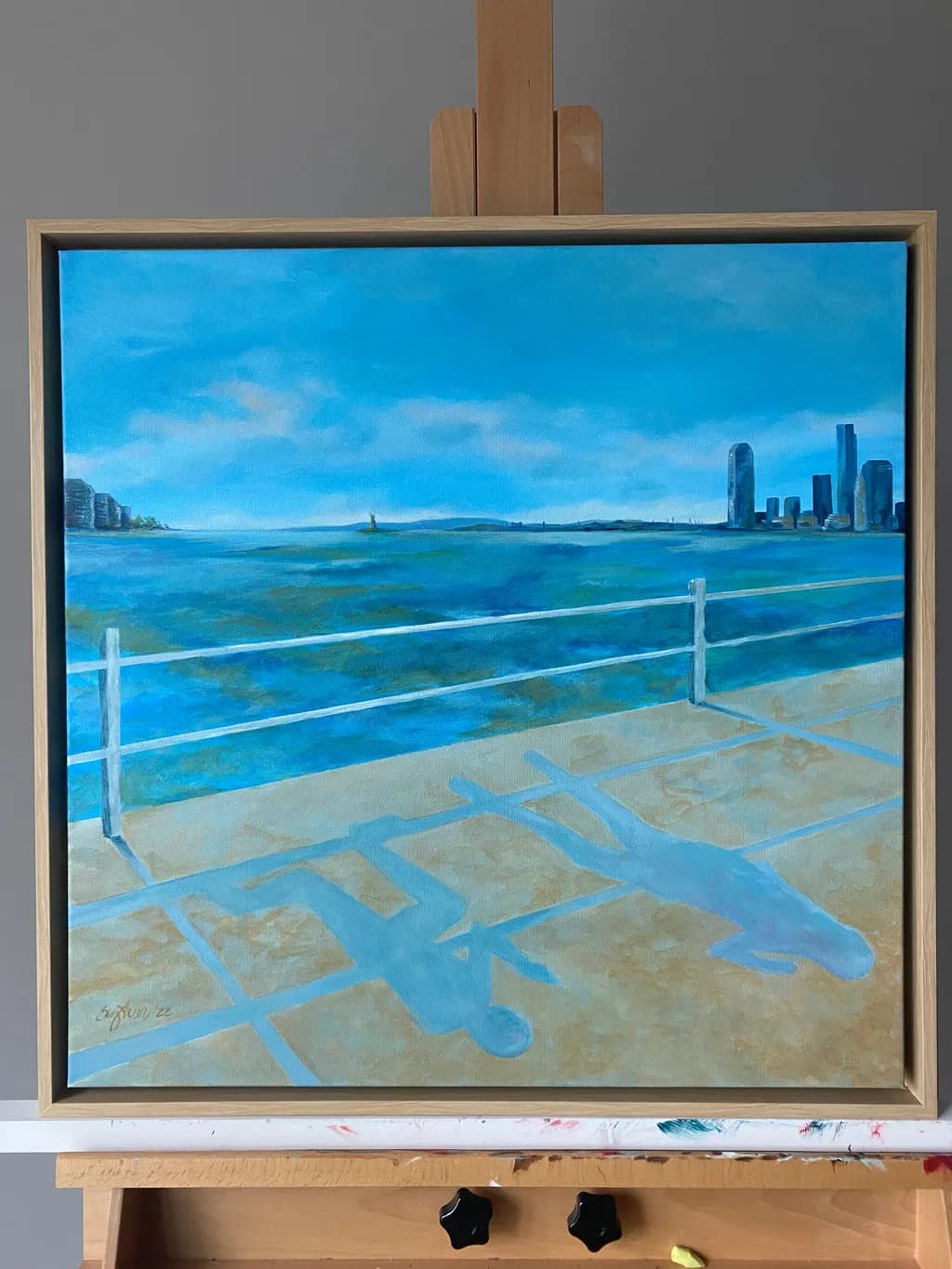 Whispers of the Shore: Shadows Beneath the Skyline