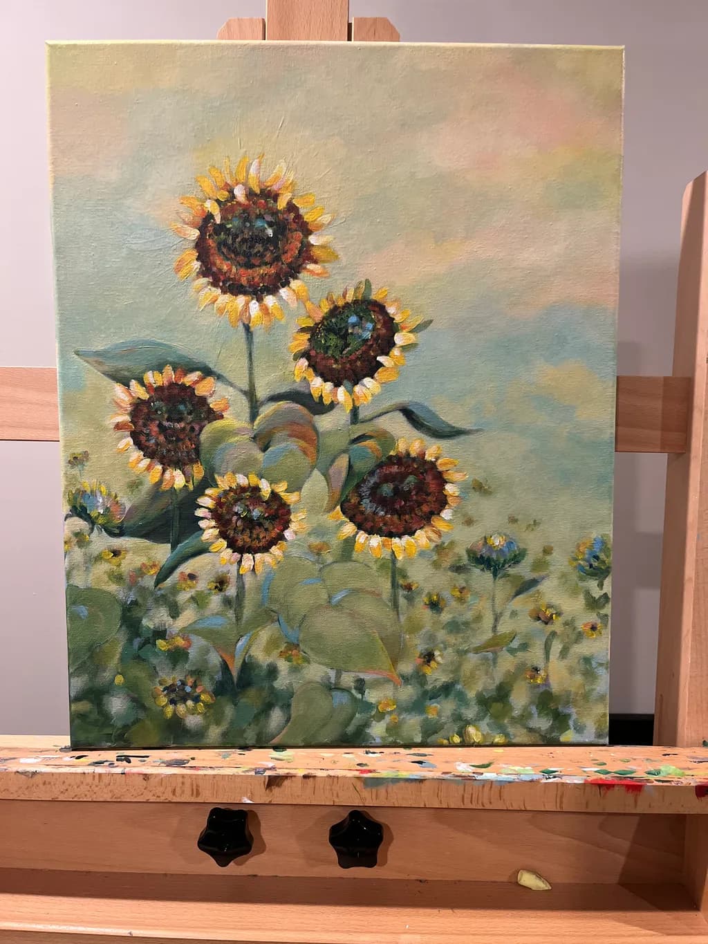 Sunlit Serenade: A Vibrant Dance of Sunflowers in Bloom