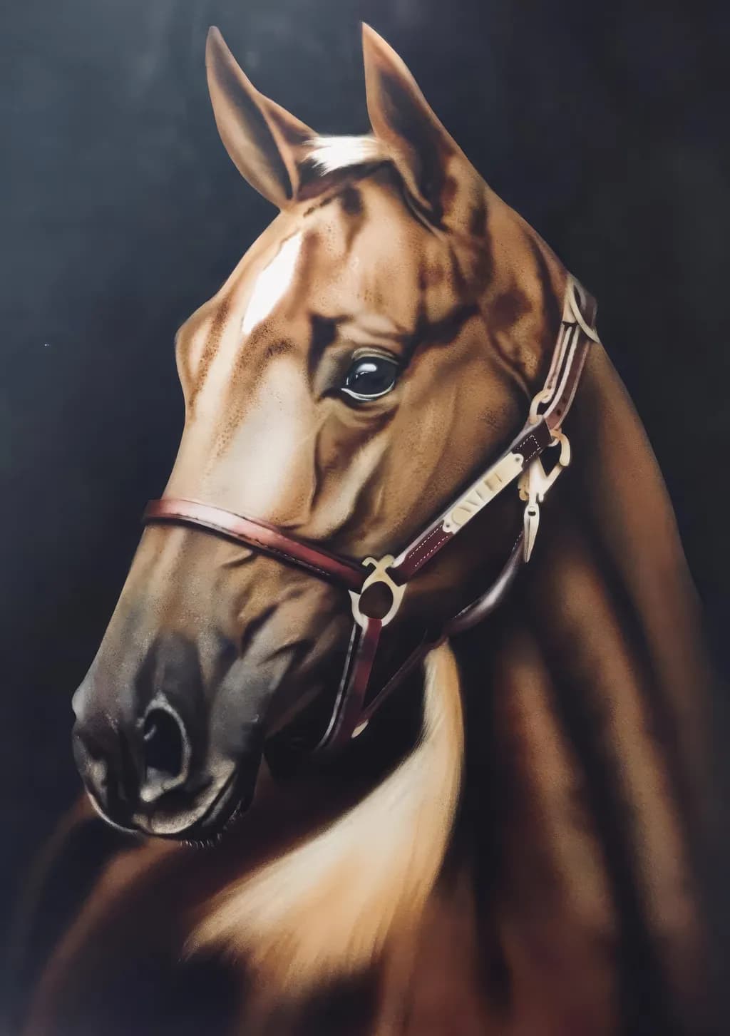Majestic Equine Elegance: A Realistic Portrait of Beauty in Motion