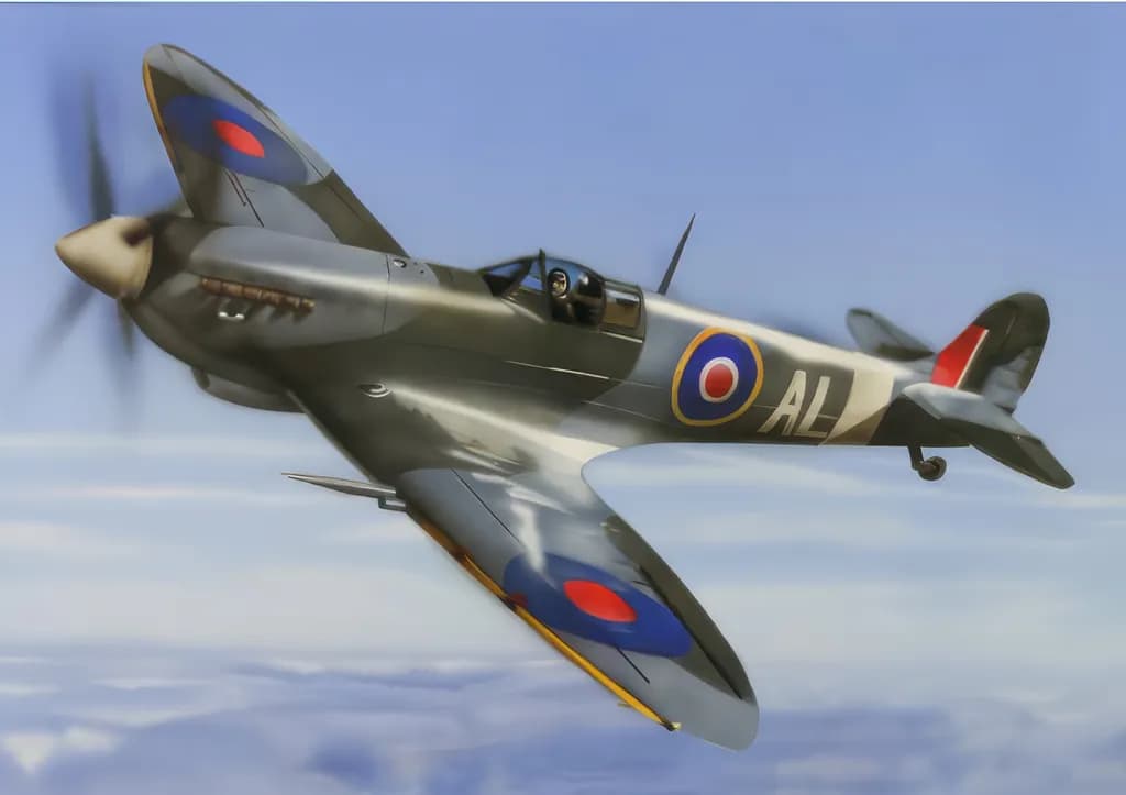 Soaring Legacy: The Iconic Spitfire in Flight