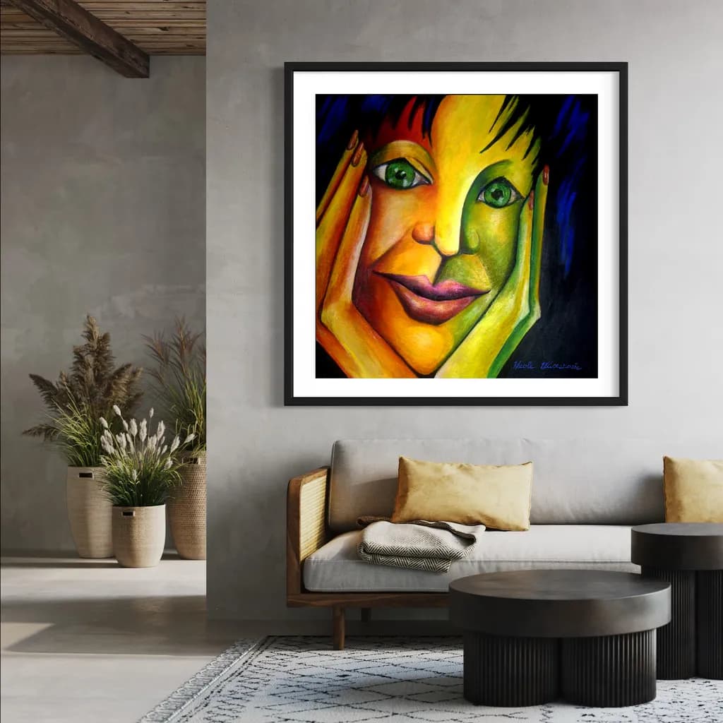 Vibrant Reflections: A Colorful Exploration of Emotion and Identity