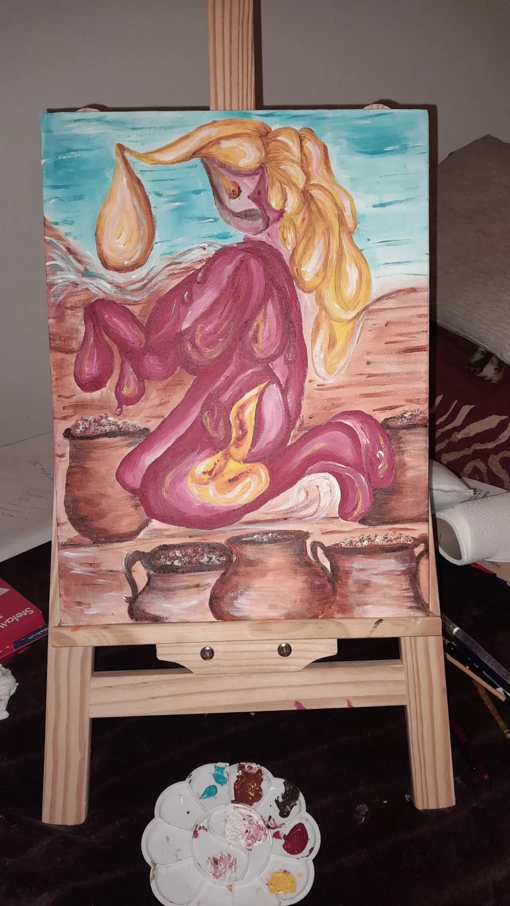 Whispers of Creation: A Colorful Dance of Artistry and Emotion