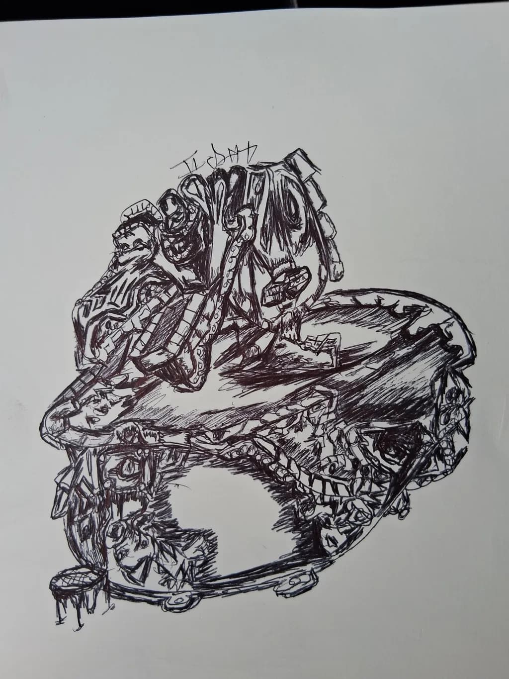 Monochrome Reverie: An Abstract Exploration of Form and Emotion