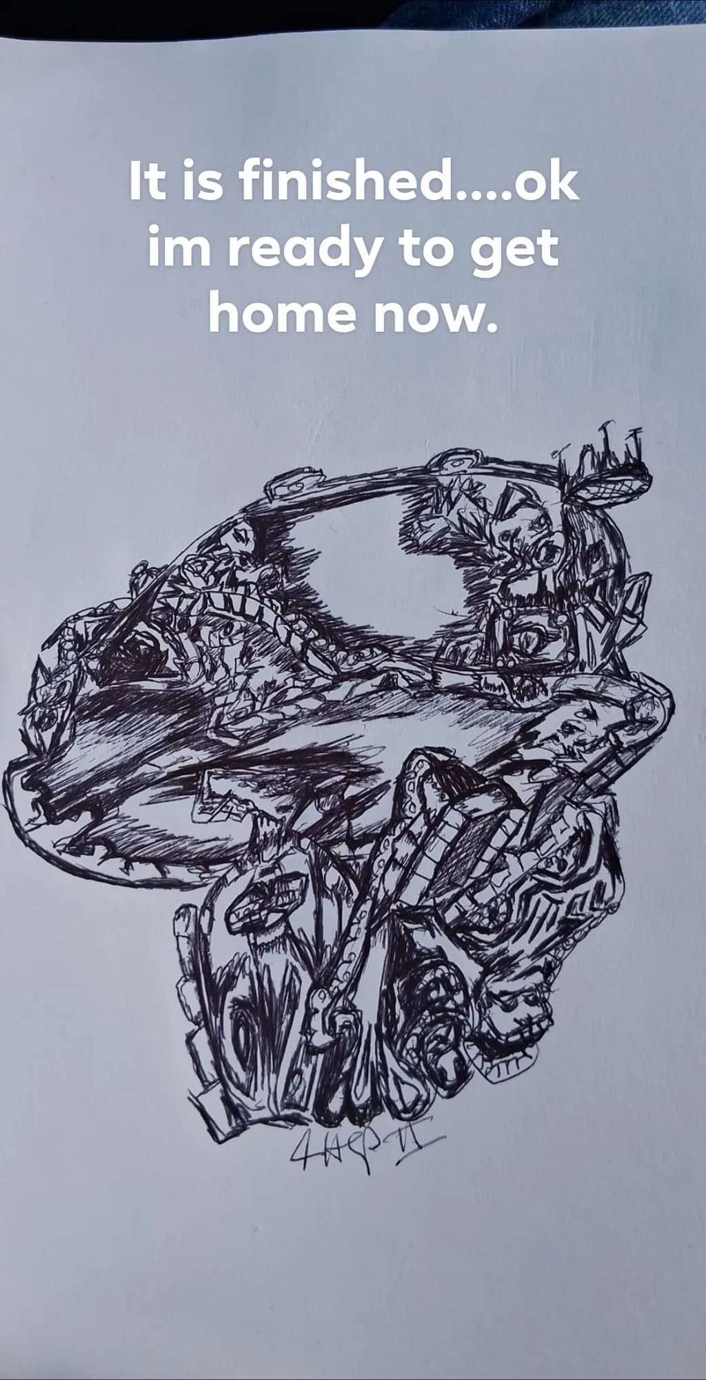 Whispers of Completion: A Journey Through Intricate Lines and Forms