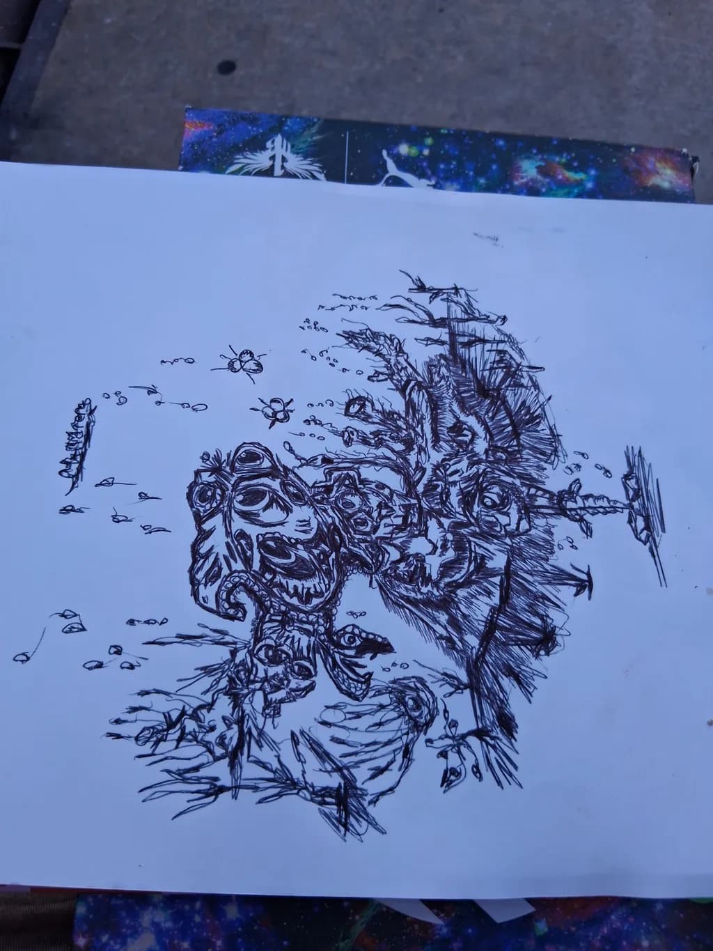 Whimsical Monochrome: An Organic Journey Through Abstract Realms