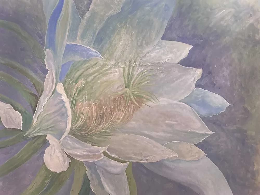 Whispers of Nature: An Abstract Floral Dreamscape in Delicate Hues