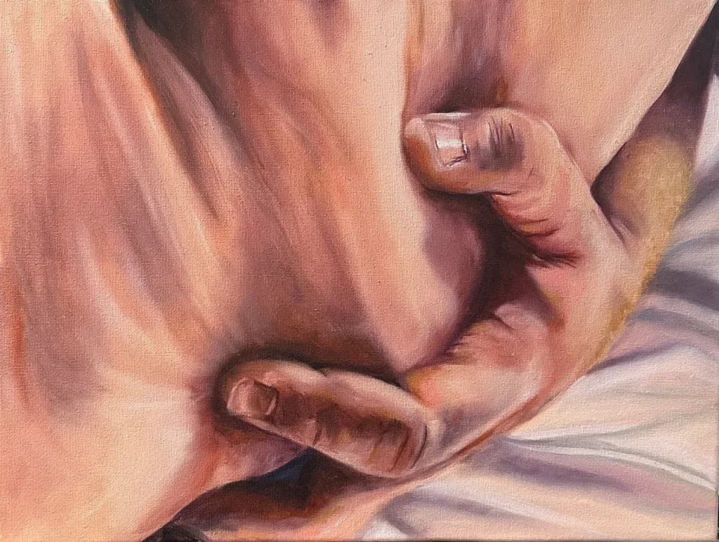 Embrace of Connection: A Study of Touch and Intimacy in Oil Paint