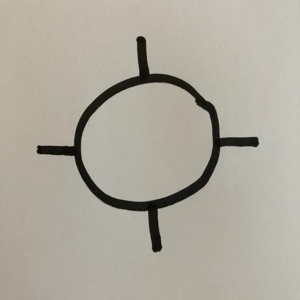Ethereal Harmony: A Geometric Journey Through Spiritual Lines and Circles