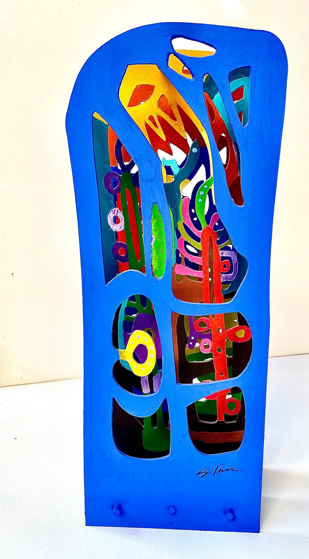 Vibrant Harmony: A Colorful Exploration of Form and Space