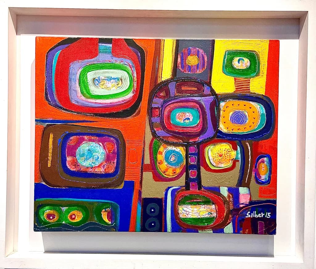 Vibrant Echoes: A Colorful Journey Through Abstract Forms and Shapes
