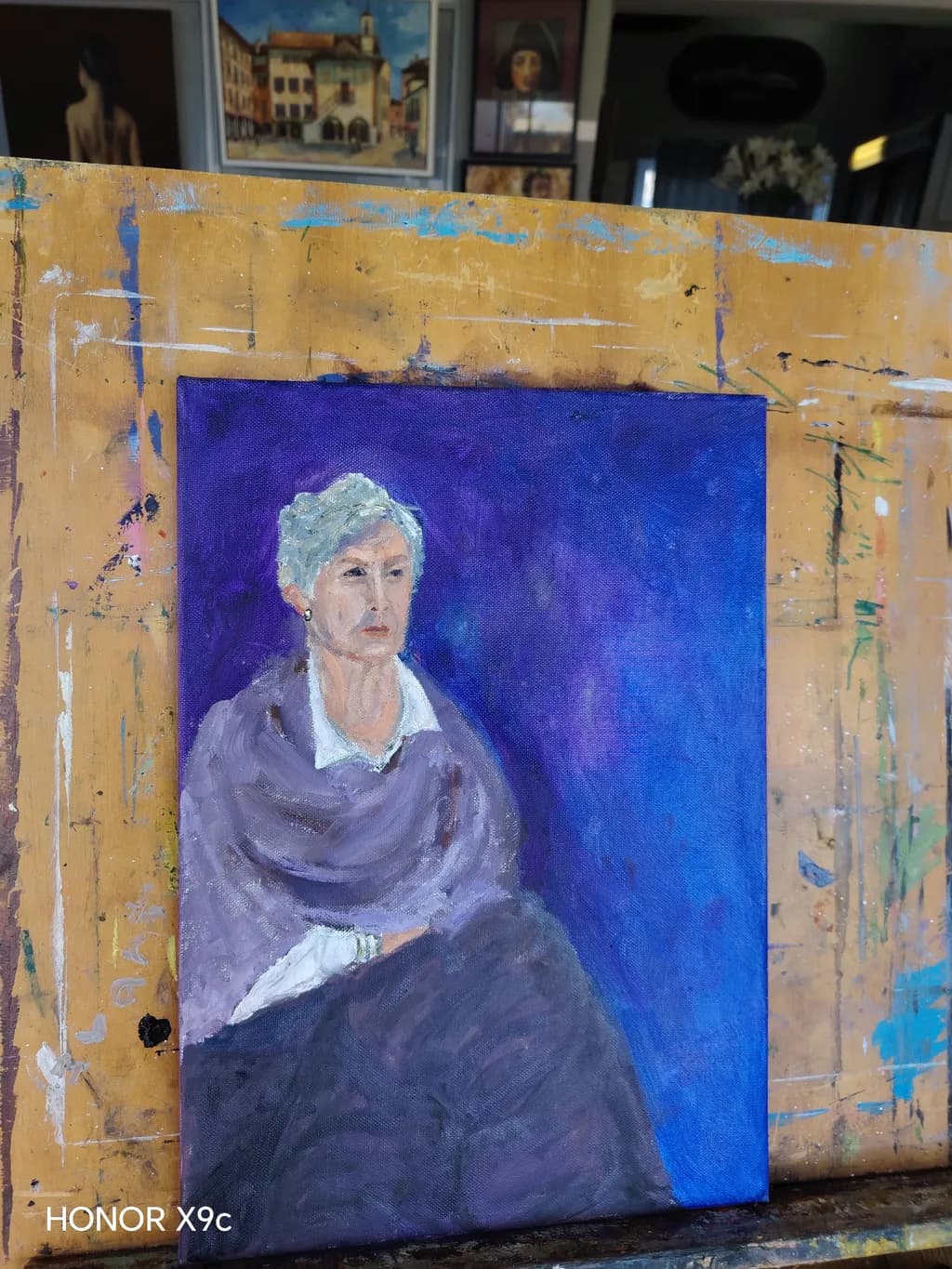 Contemplation in Violet