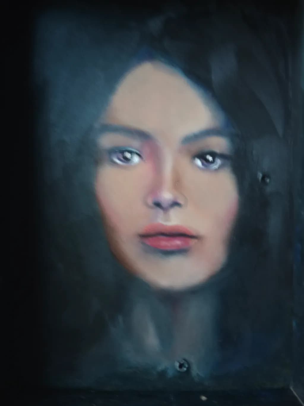 Whispers of Emotion: A Realistic Portrait Capturing Inner Beauty and Expression