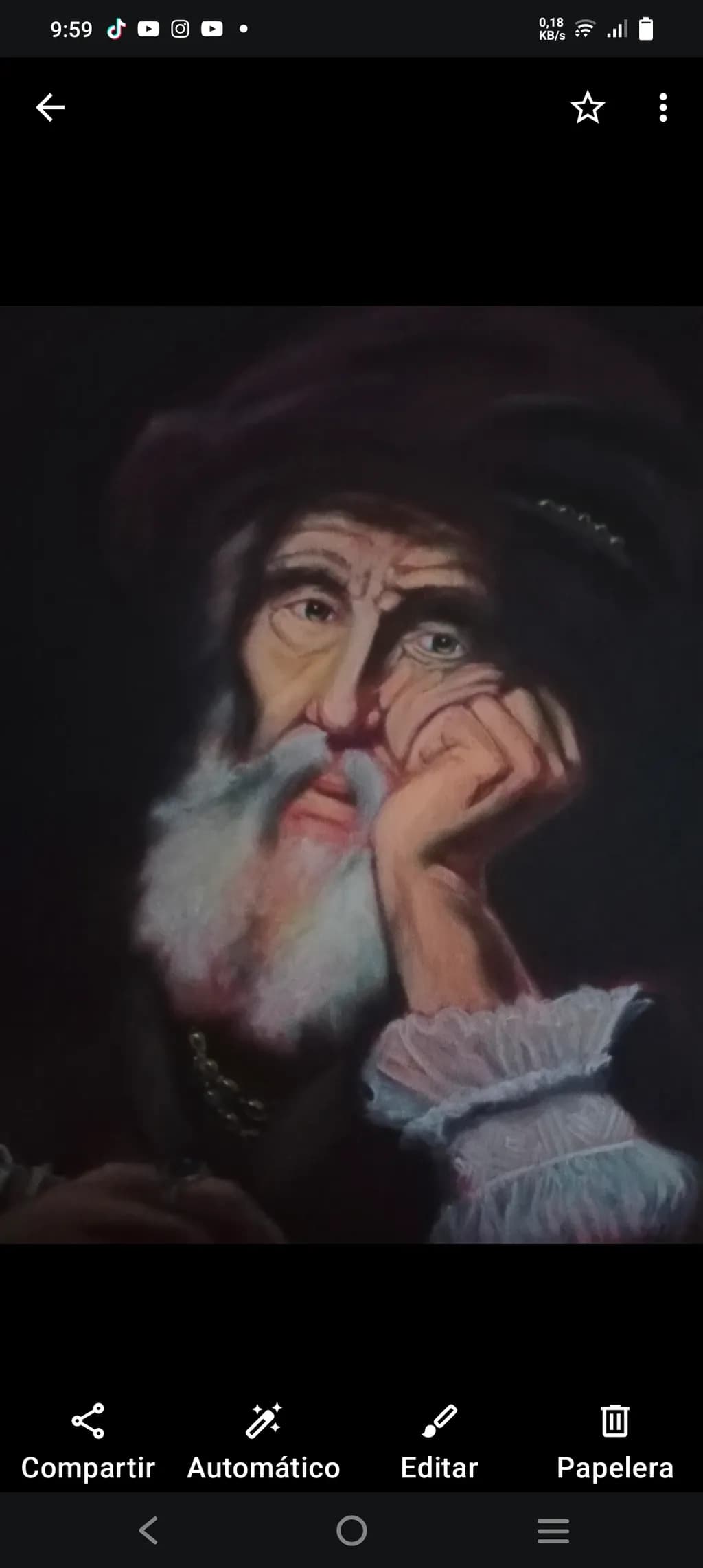 Whispers of Time: A Portrait of Reflection and Wisdom