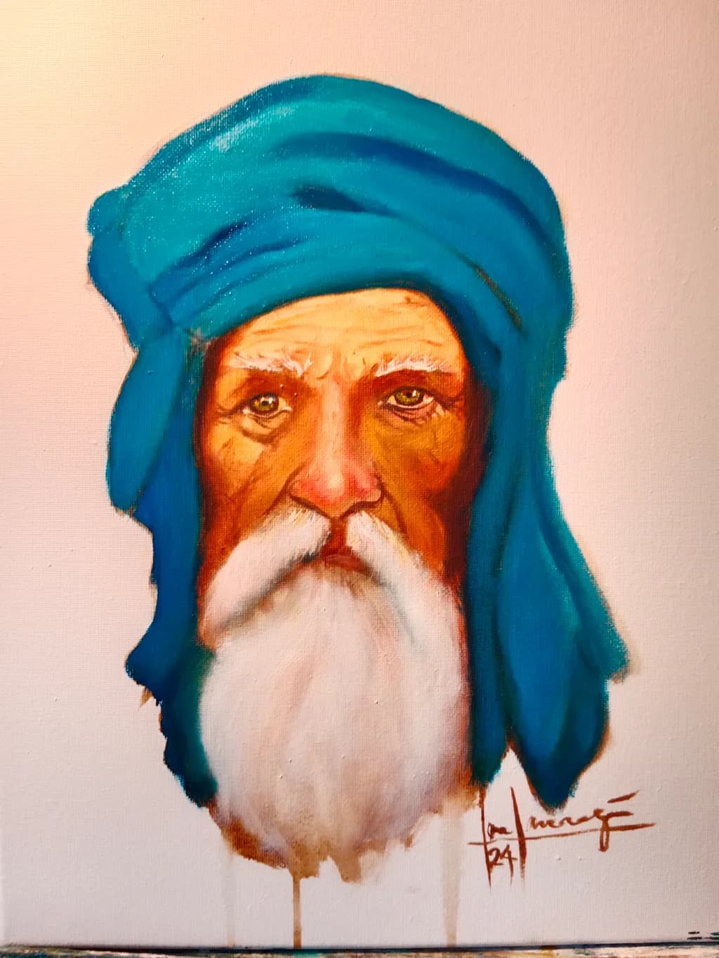 Whispers of Wisdom: A Portrait of Time and Tradition