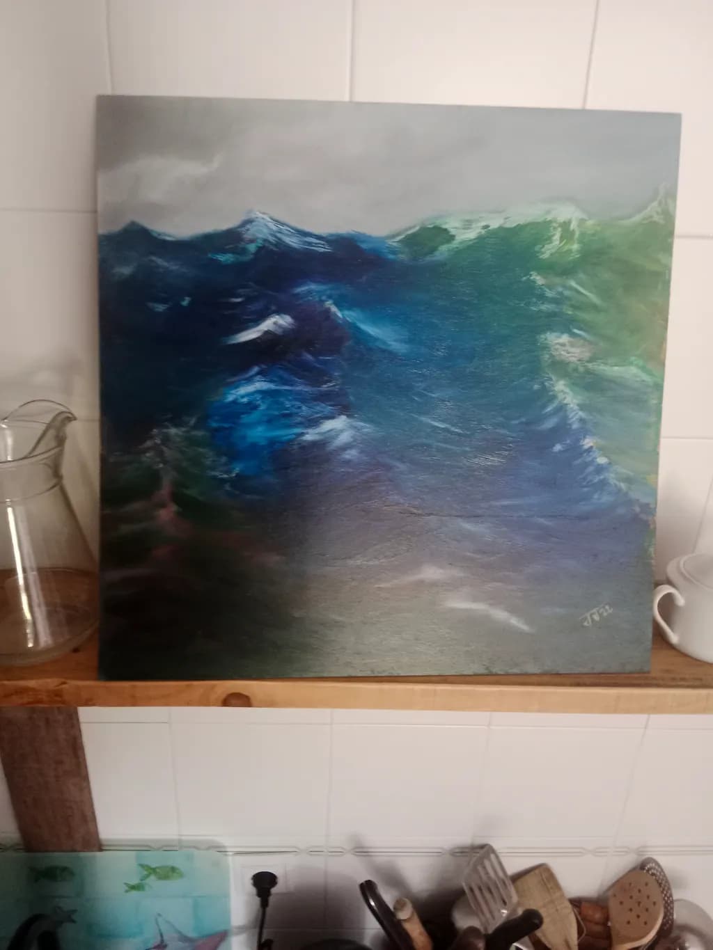 Whispers of the Ocean: A Turbulent Dance of Waves and Light