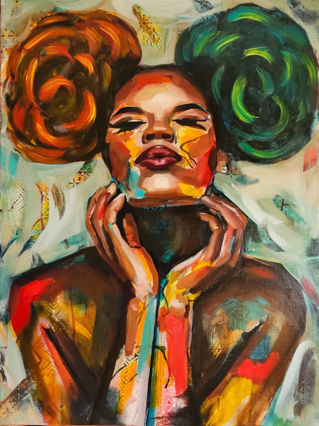 Vibrant Expressions: A Colorful Journey Through Emotion and Beauty