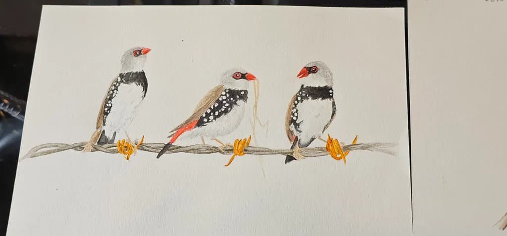 Trio on a Wire