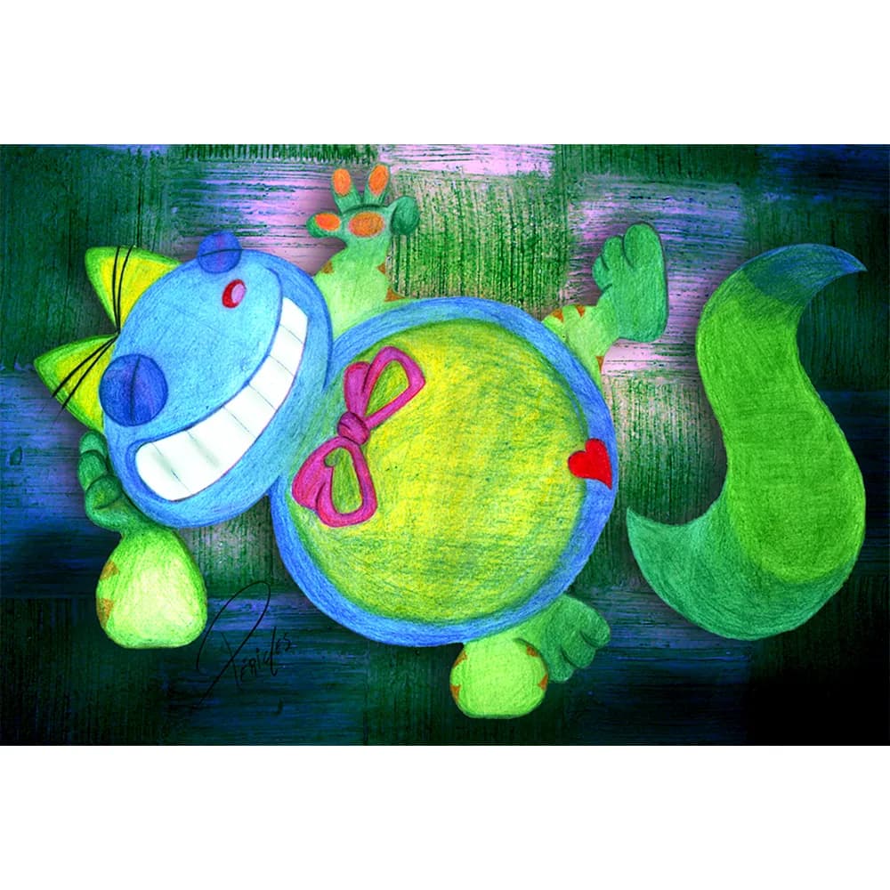 Whimsical Whiskers: A Playful Journey into Colorful Dreams