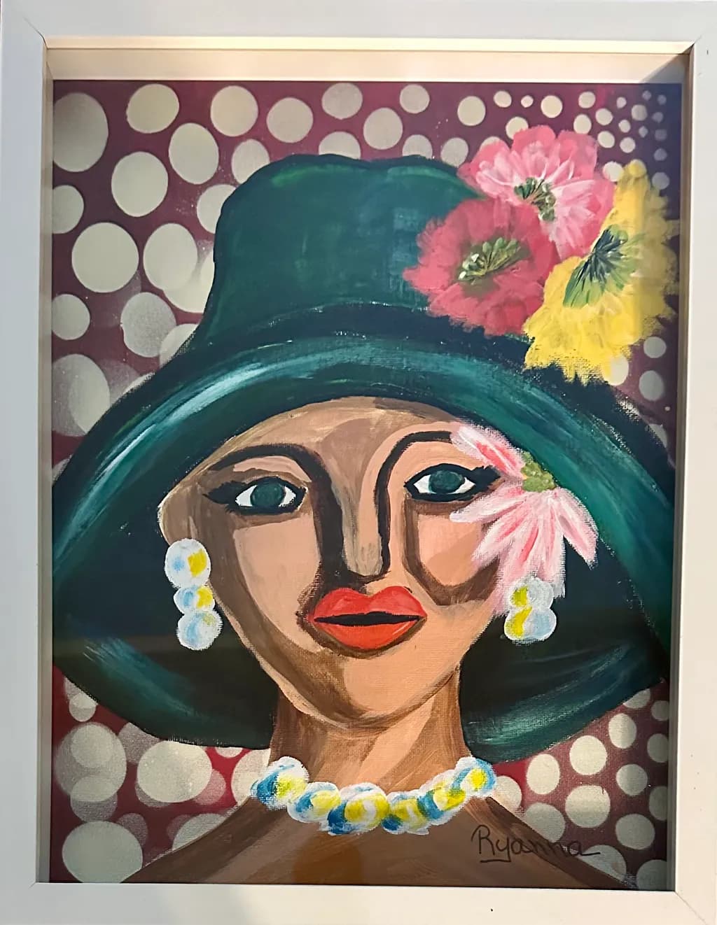 Elegant Charm: A Vibrant Portrait of Grace and Style