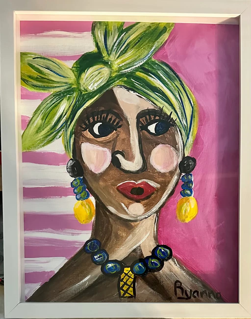 Vibrant Elegance: A Portrait of Cultural Beauty