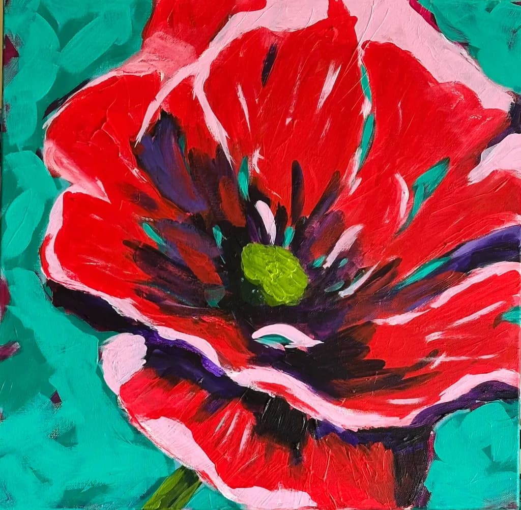 Vibrant Poppy Bloom: A Bold Expression of Nature's Beauty