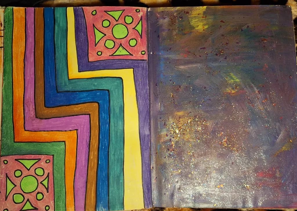 Vibrant Pathways: A Journey Through Color and Form