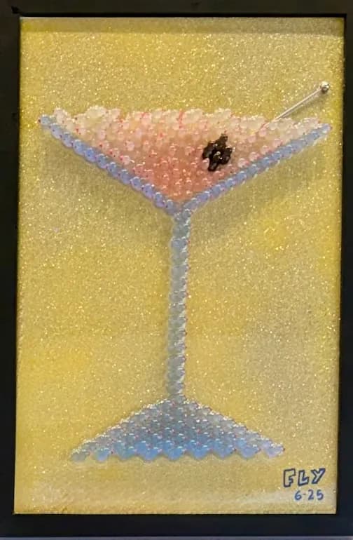 Cheers to Transformation: A Joyful Martini Journey in Resin Art!