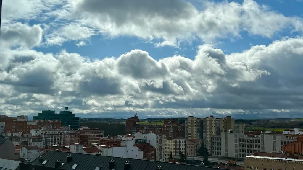 Cloudscape Over Cityscape
