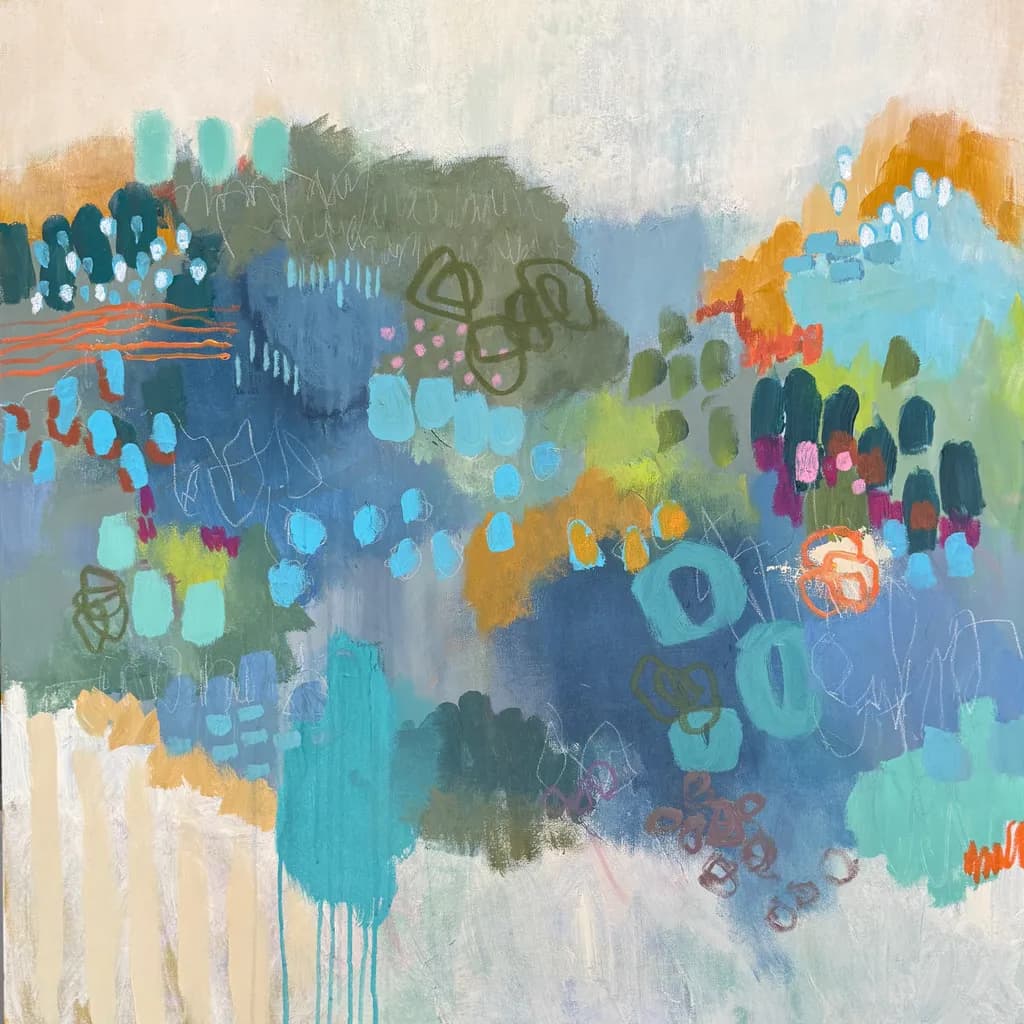 Whimsical Waves: A Colorful Dance of Nature's Palette