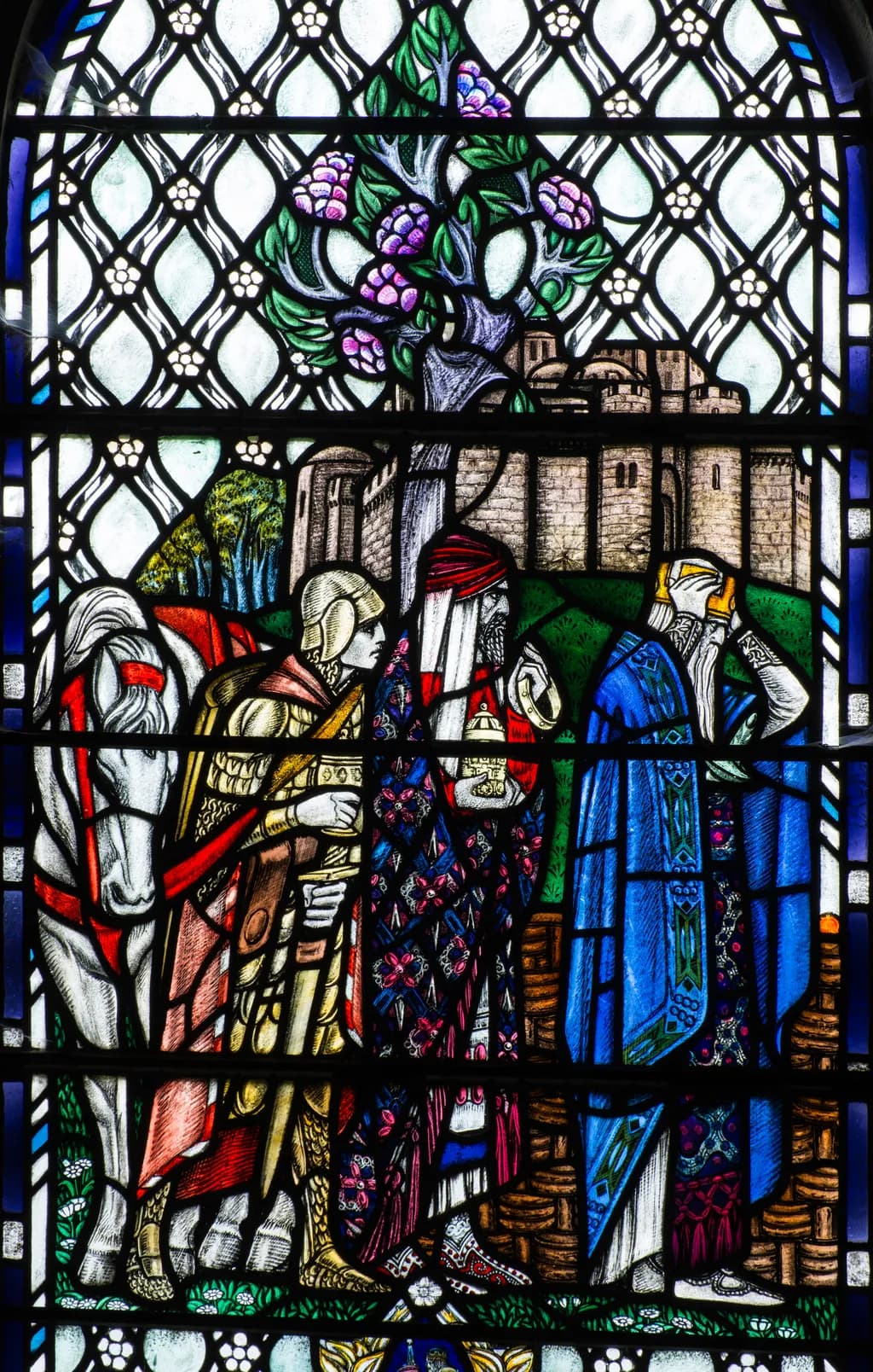 Vibrant Medieval Stained-Glass: A Journey Through Scottish Architectural Heritage