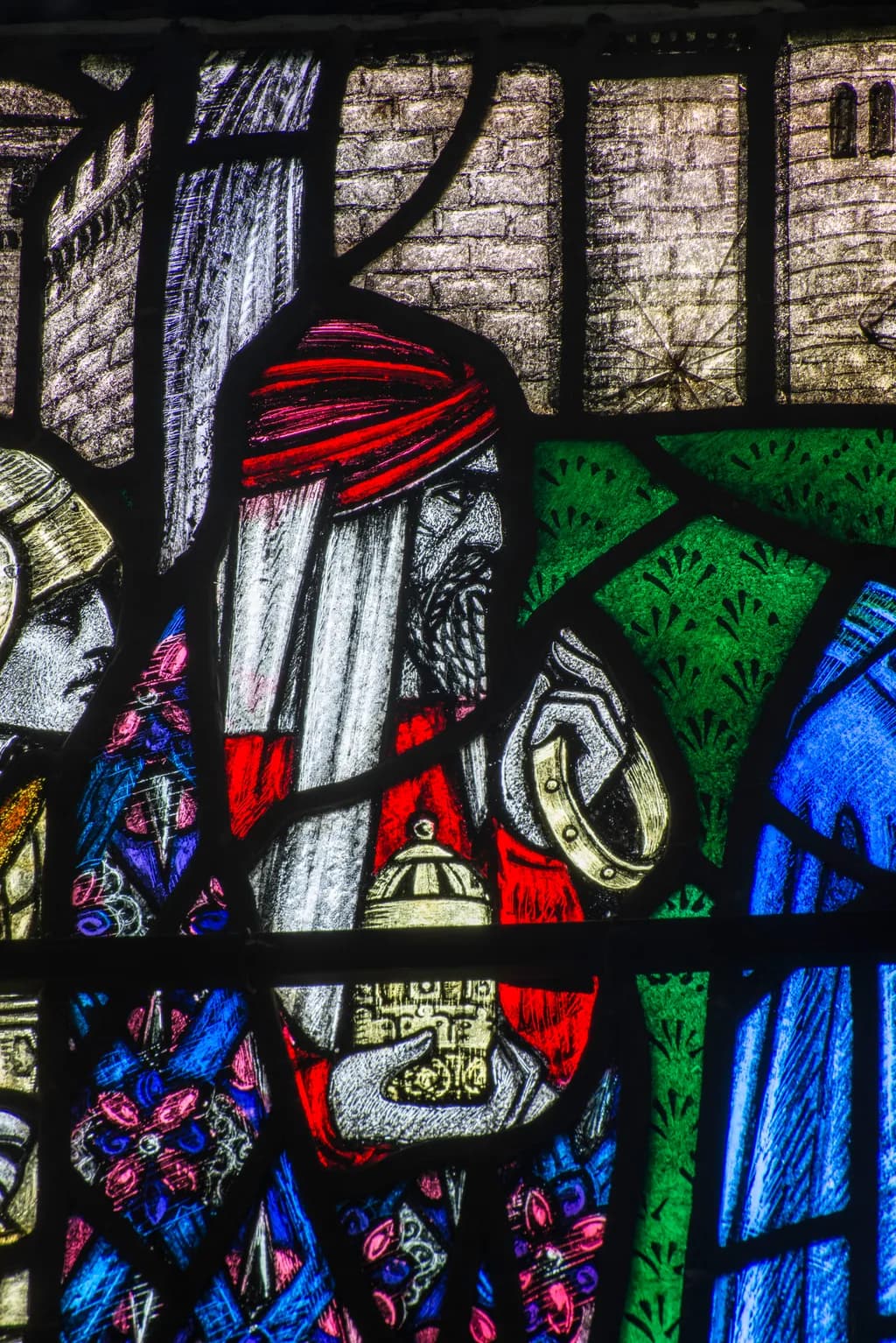 Stained Glass Narratives: A Detailed Study of Scottish Architectural Heritage in Vibrant Color
