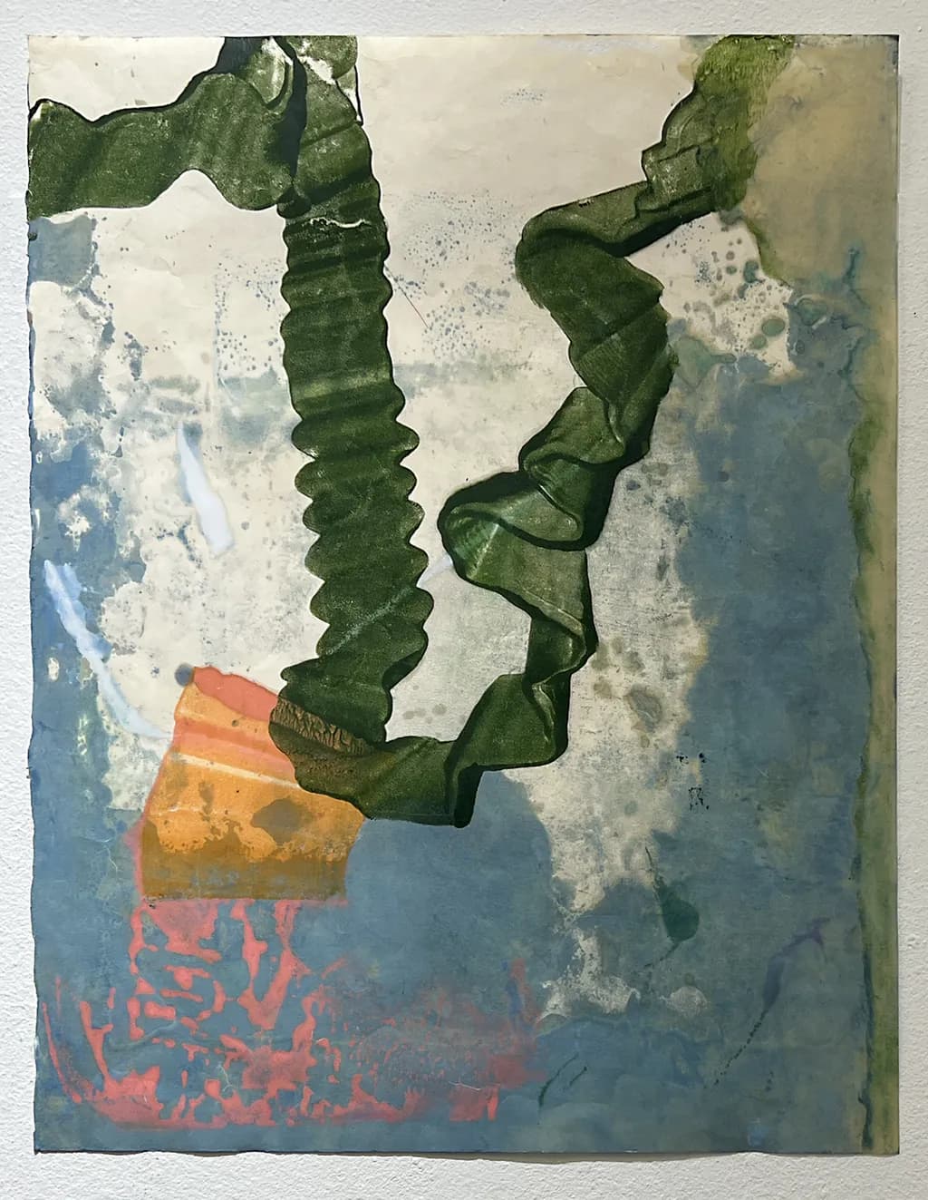 Whispers of Nature: A Dance of Color and Texture in Abstract Form