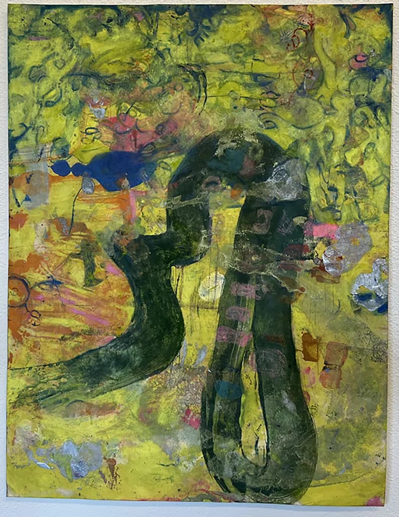 Whispers of Color: A Dance of Shadows and Light in Abstract Expressionism