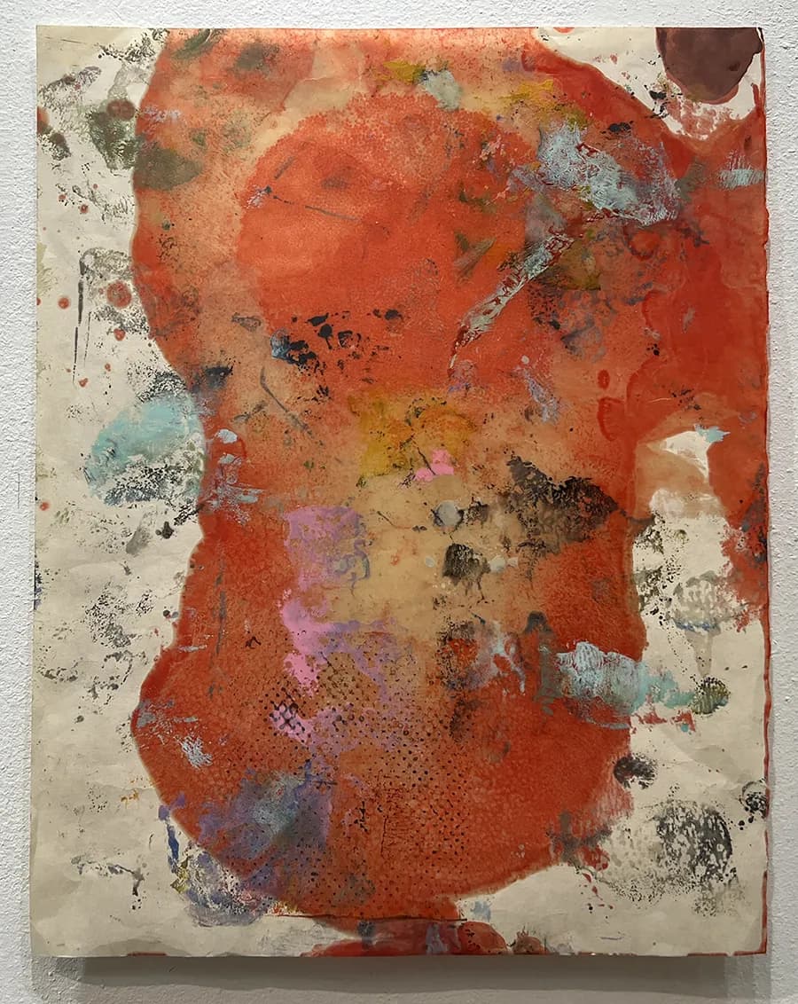 Vibrant Layers of Emotion: An Abstract Journey Through Color and Texture